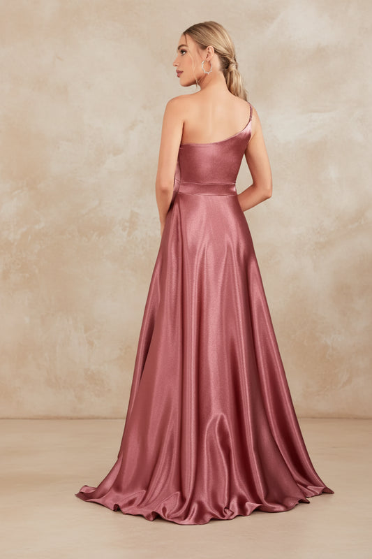 Strapless Backless Bridesmaid Maxi Dress