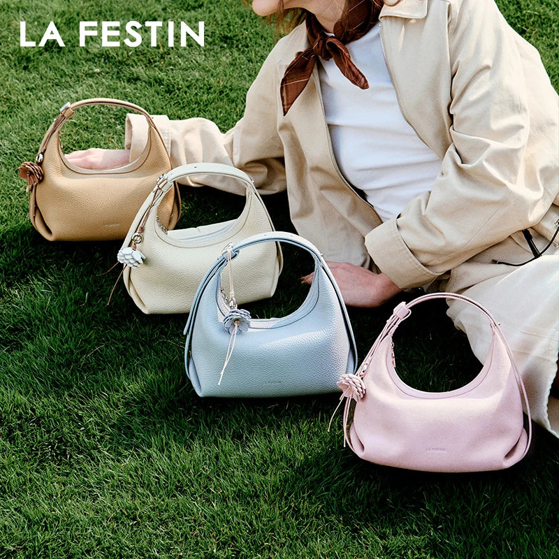 LA FESTIN Small Leather Shoulder Bag