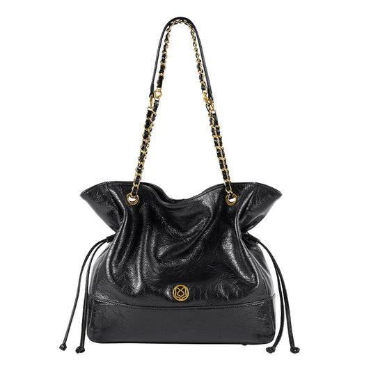 FOXER Women’s Large Leather Bucket Bag