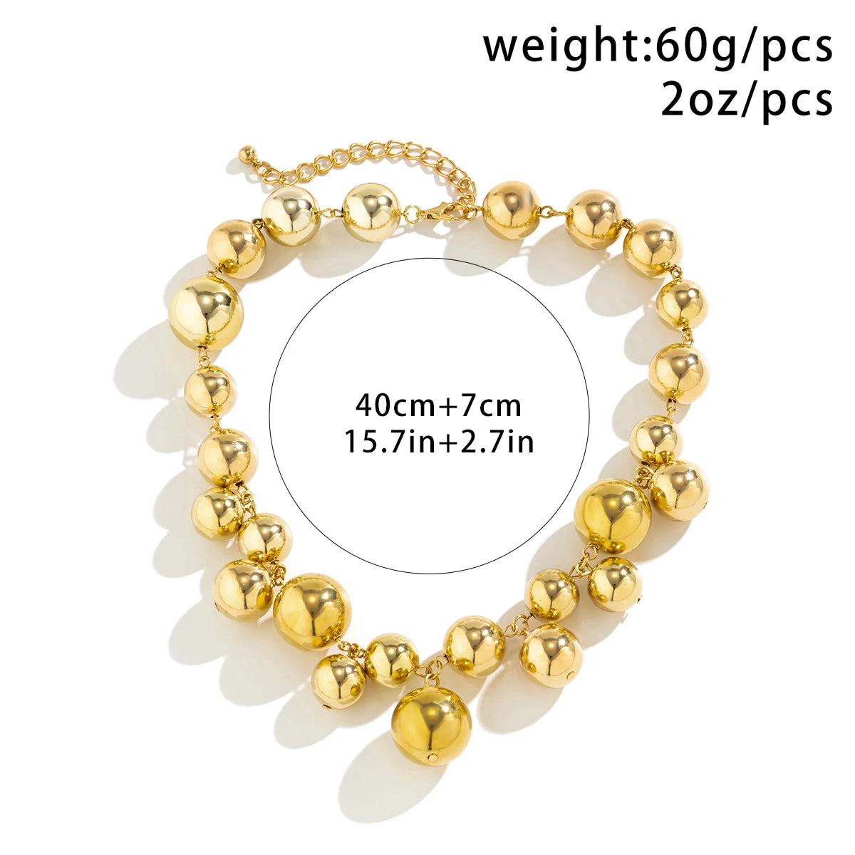 Pearl Beaded Choker Necklace