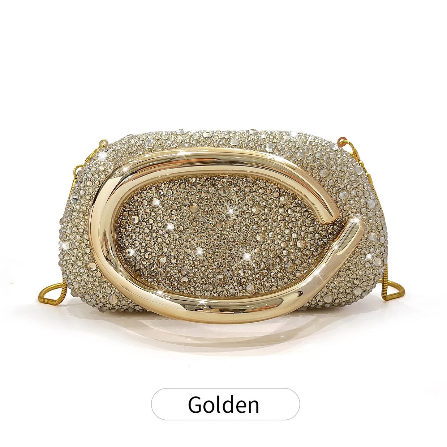 Crystal Round Box Evening Clutch