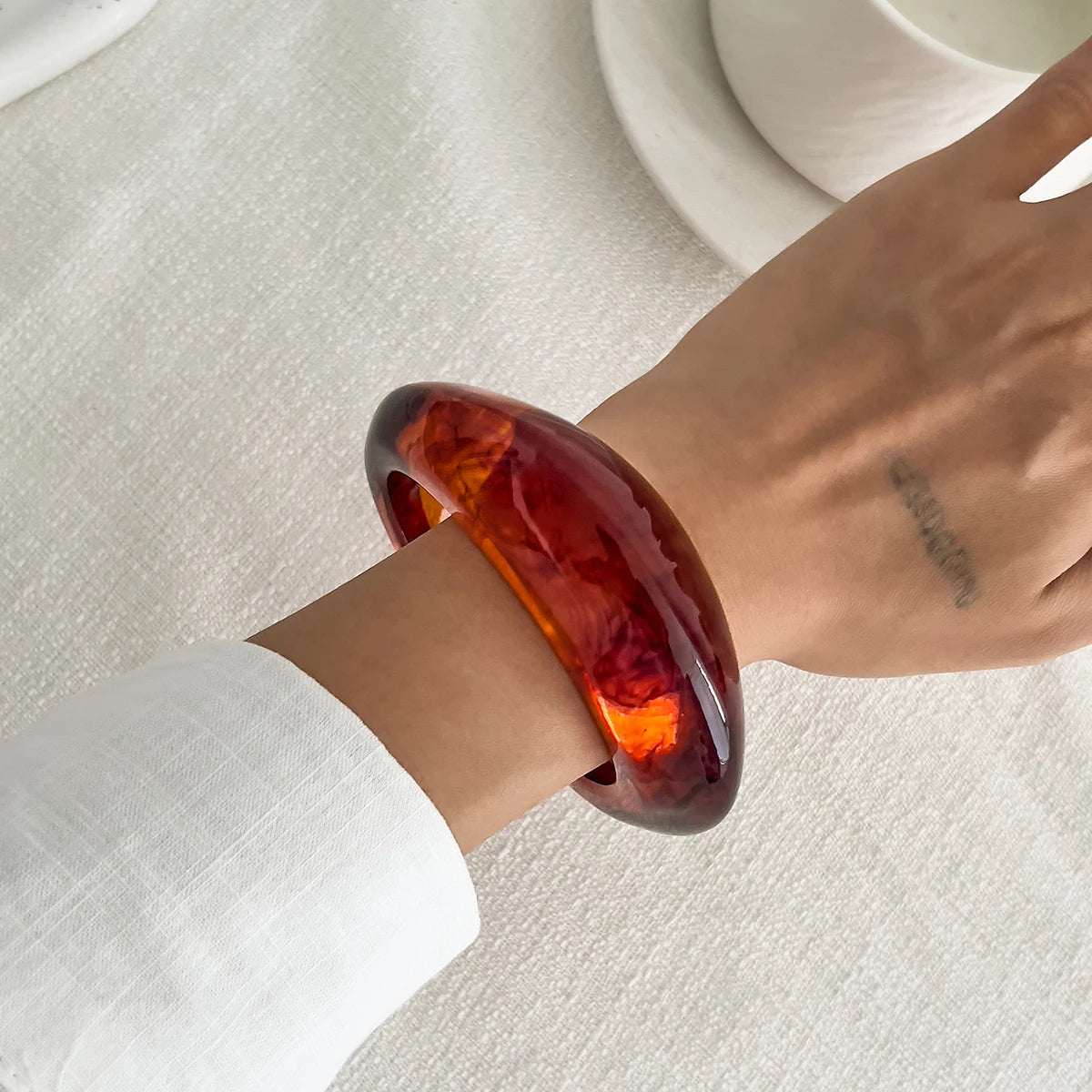 Brown Resin Bangle