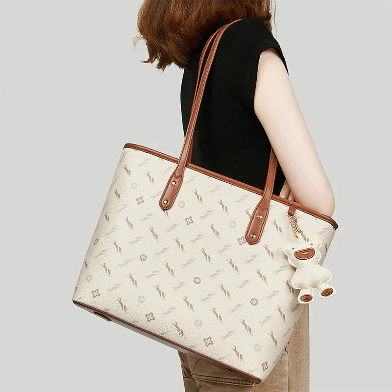 FOXER Women’s Large PU Tote Bag