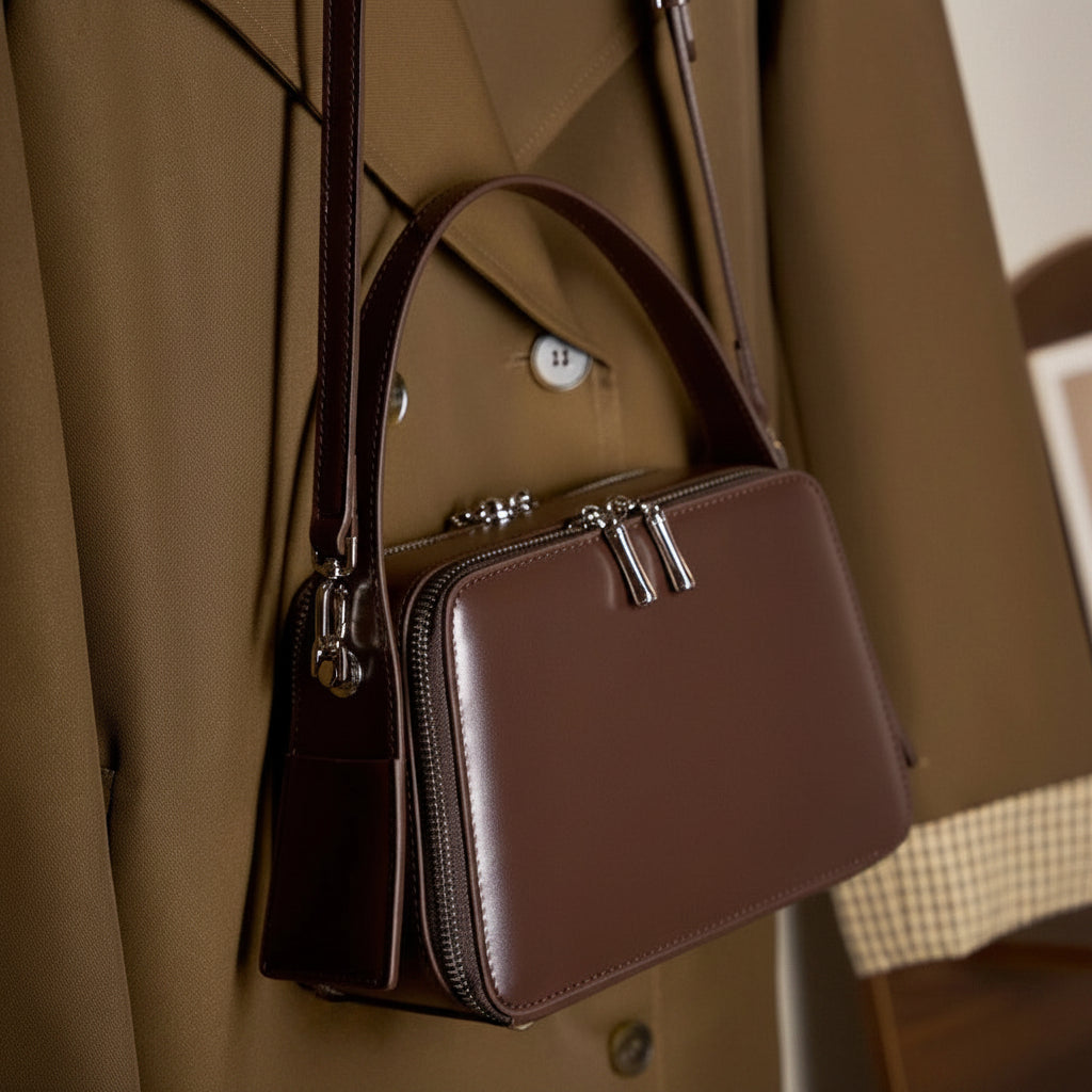 YANATARI Vintage Cowhide Shoulder Bag 2026