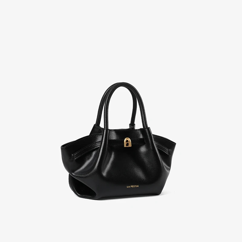 LA FESTIN Leather Bucket Bag