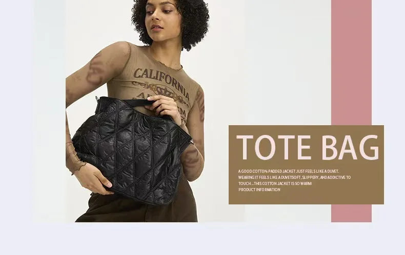 Quilted Puffer Shoulder Bag