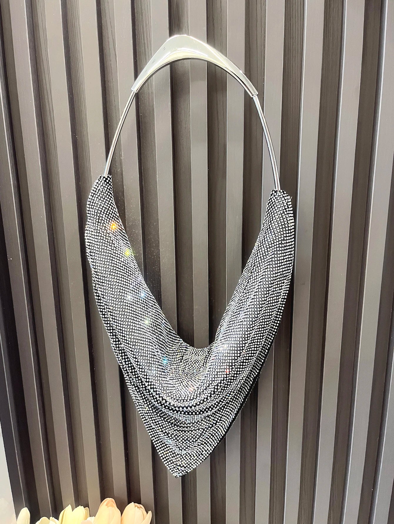 Luxury Rhinestone Evening Clutch Bag