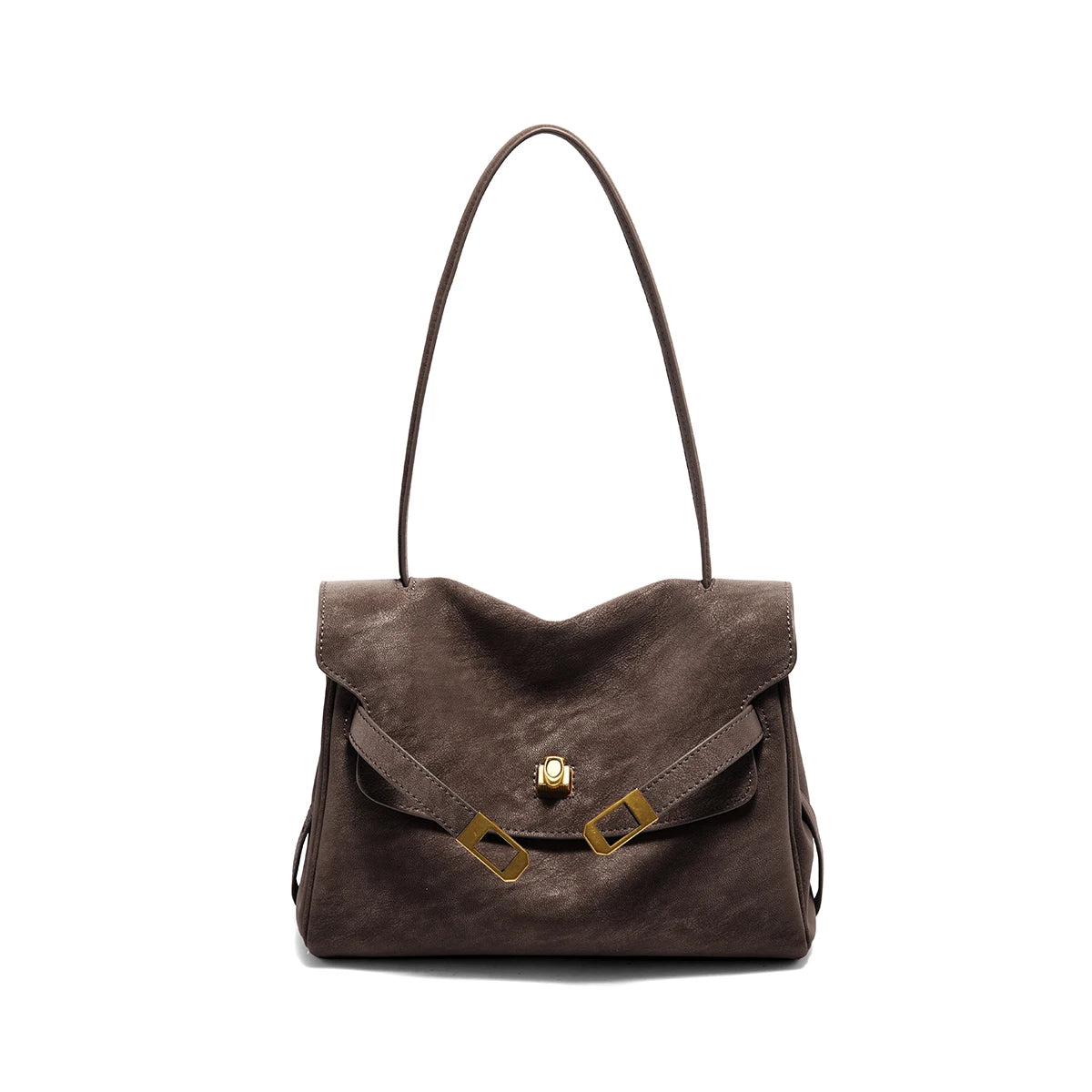FOXER Soft Leather Large Shoulder Bag 2026