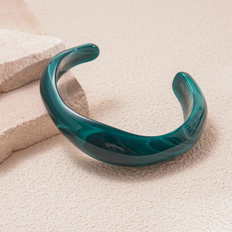 Exaggerated Round Cuff Bangles Bracelet