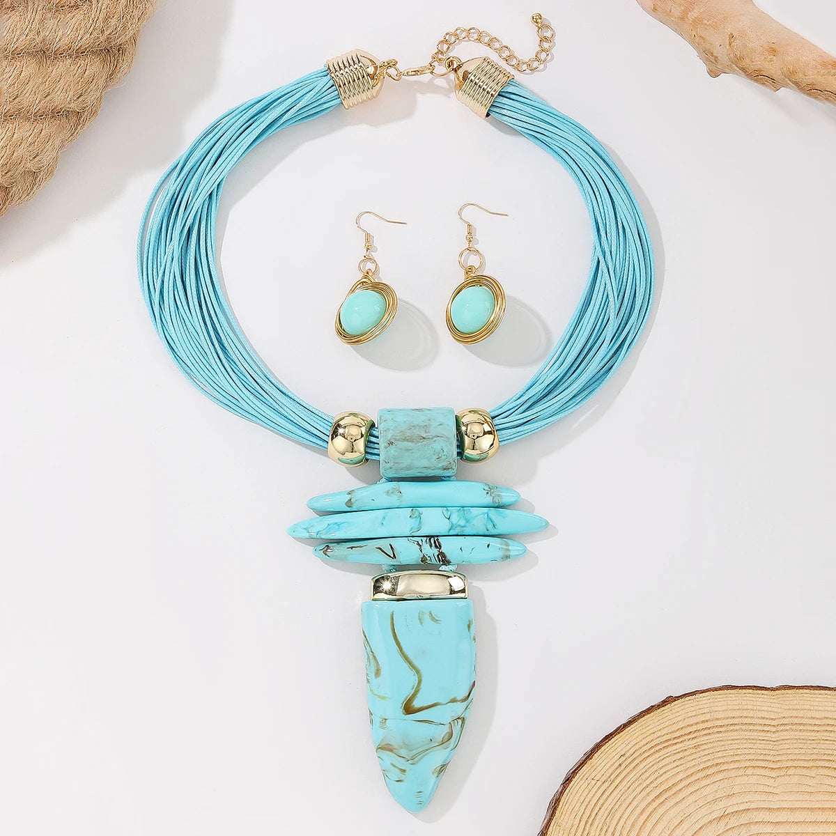 Western Turquoise Jewelry Set