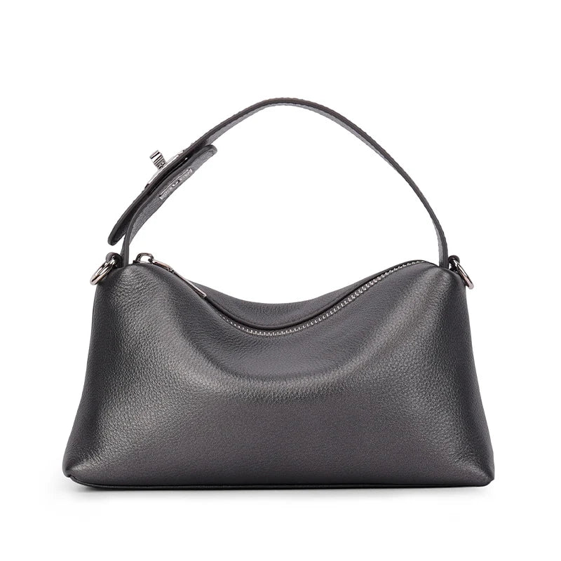 Mini Leather Hobo Bag