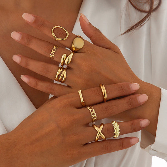 Water Drop Ring Set