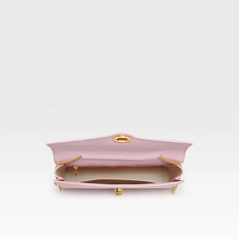 BAFELLI Leather Evening Clutch Bag
