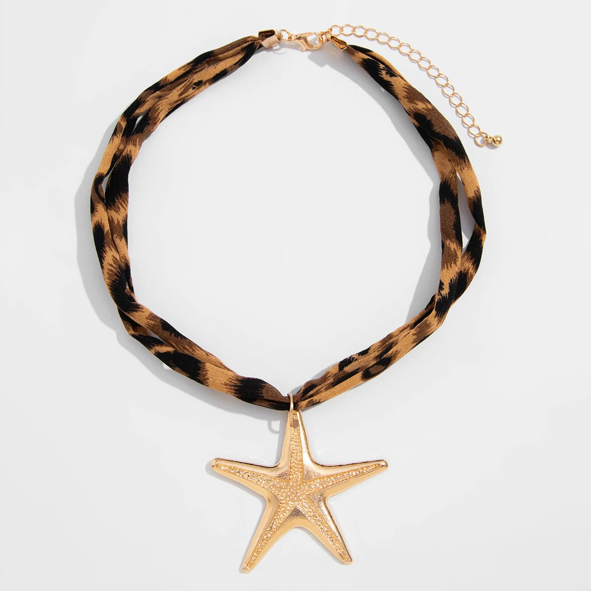 Layered Starfish Heart Necklace