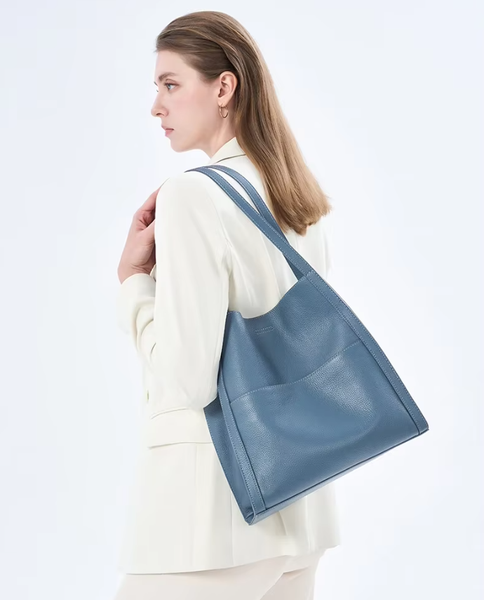 Large Leather Tote Bag 2026
