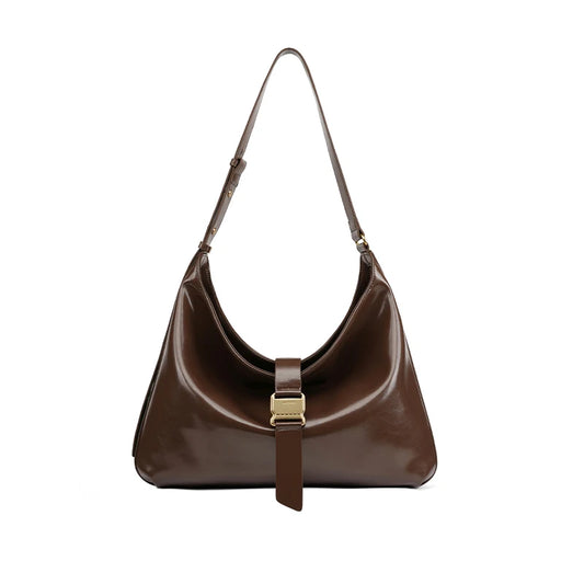 LA FESTIN Large Leather Hobo Bag