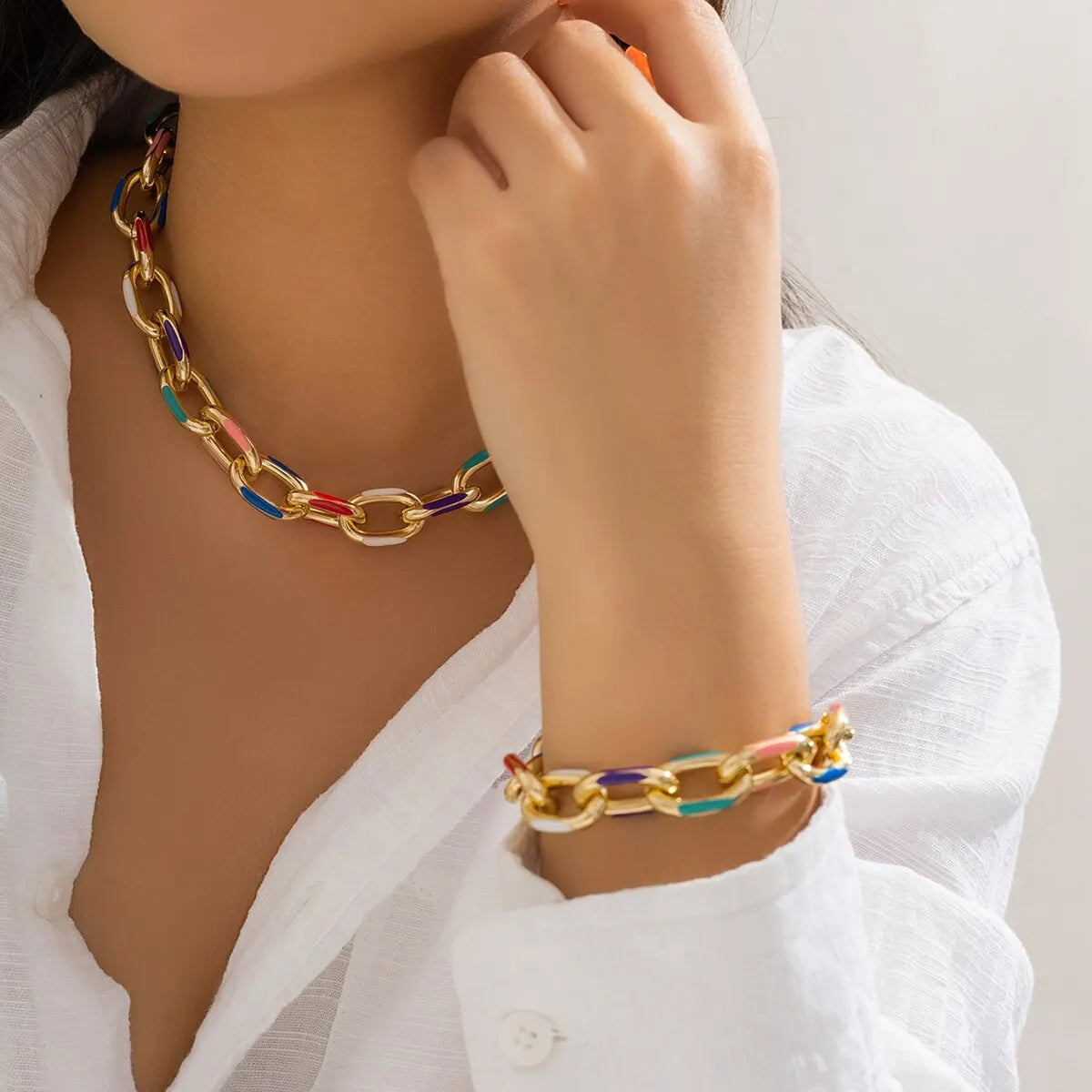 Bohemian Cross Jewelry Set
