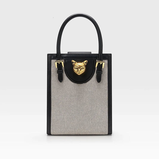 BAFELLI Mini Leather Tote Crossbody Bag