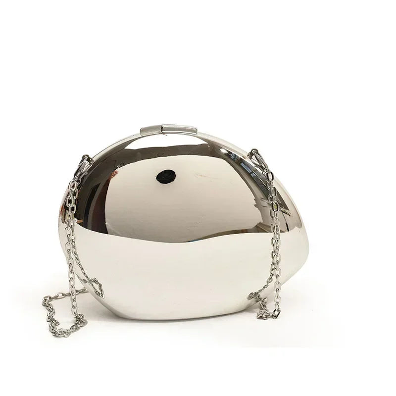 Acrylic Shell Evening Clutch Bag