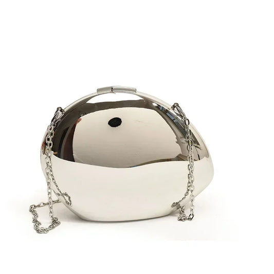 Acrylic Shell Evening Clutch Bag