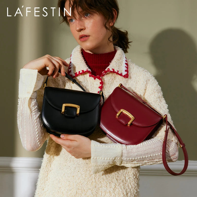 LA FESTIN Saddle Crossbody Bag