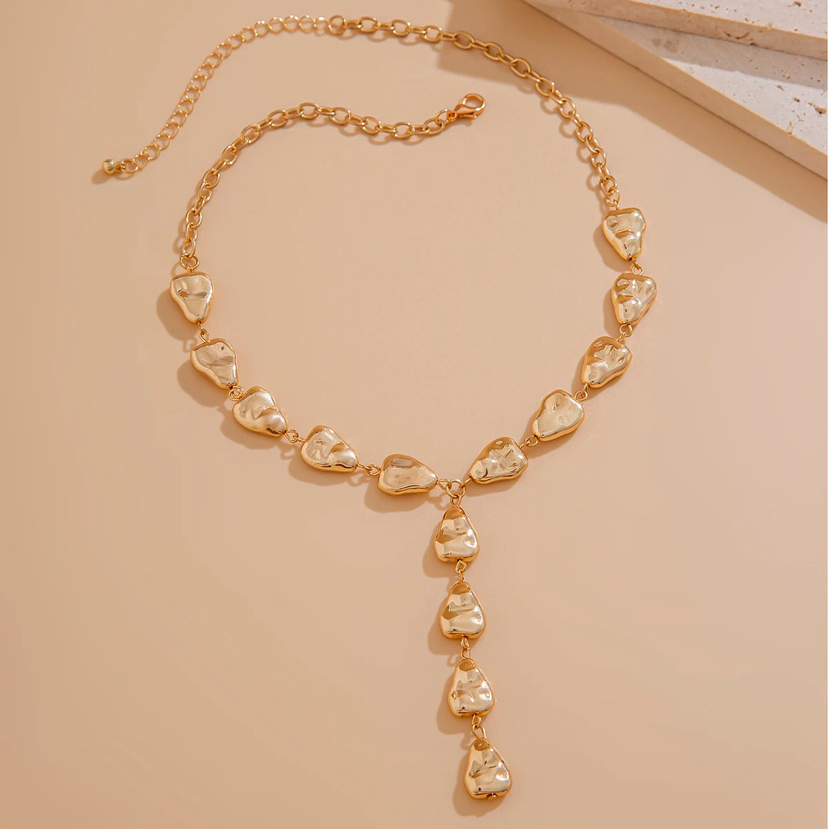 Y-Shaped Tassel Pendant Necklace