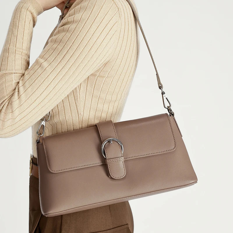 Genuine Leather Mini Crossbody Bag