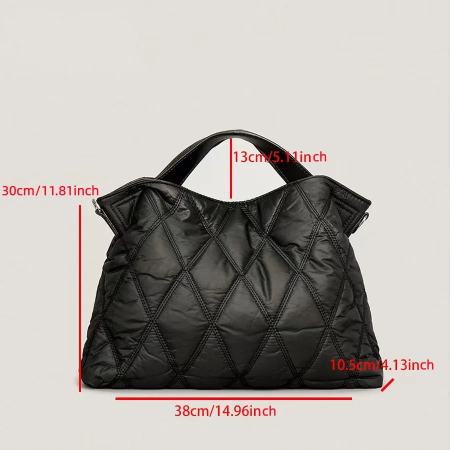 Quilted Puffer Shoulder Bag