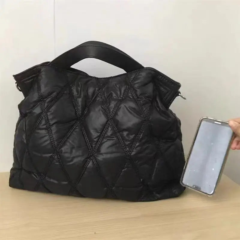 Quilted Puffer Shoulder Bag