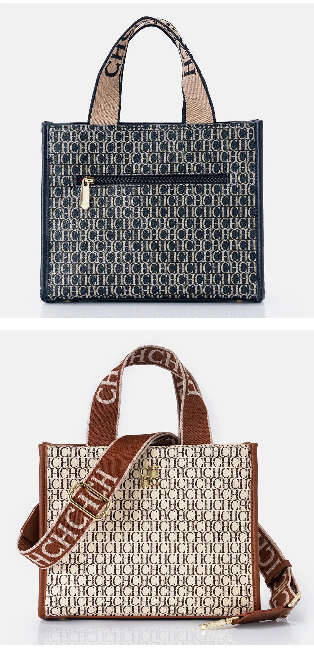 CH Fashion Monogram Print High Quality Metal Logo Casual Light Luxury Brand Designer 2026 New Women's Handbag