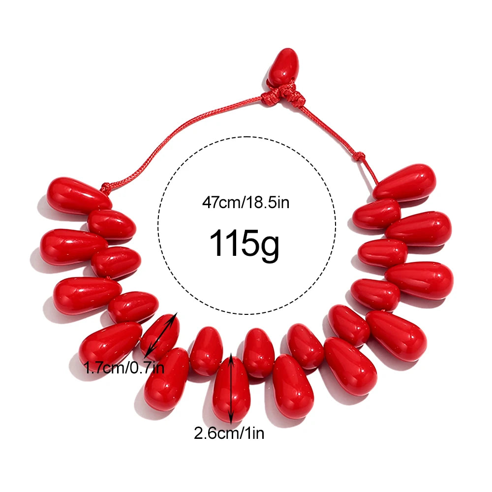 Colorful Resin Statement Choker