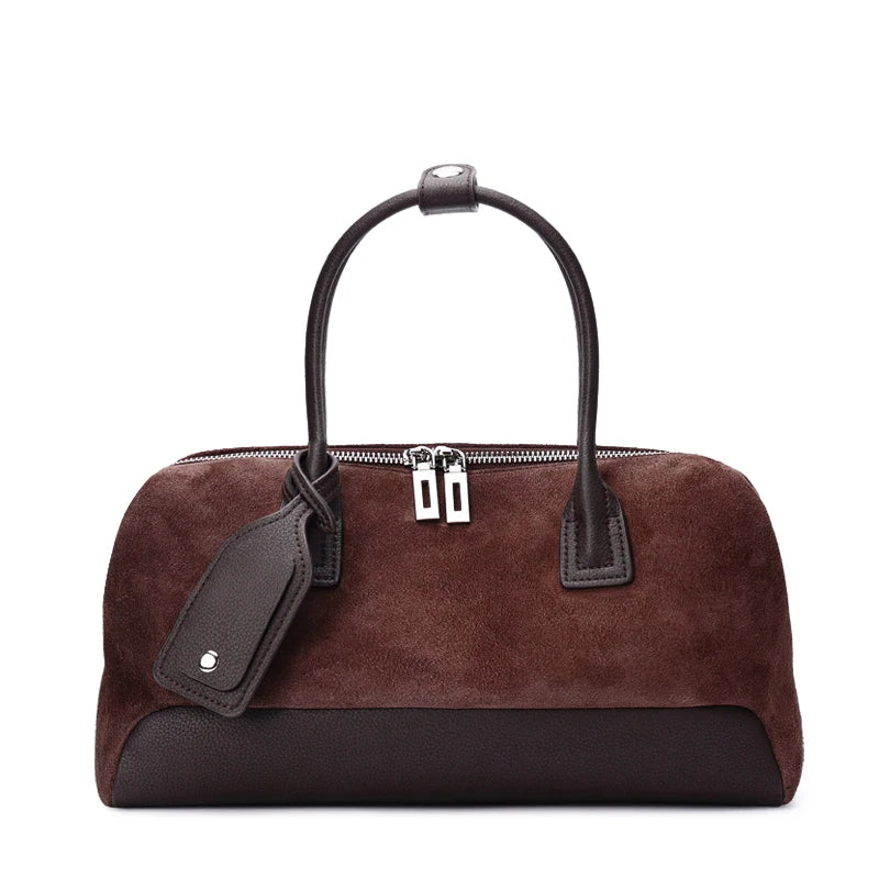 Women’s Suede Rectangular Tote Bag