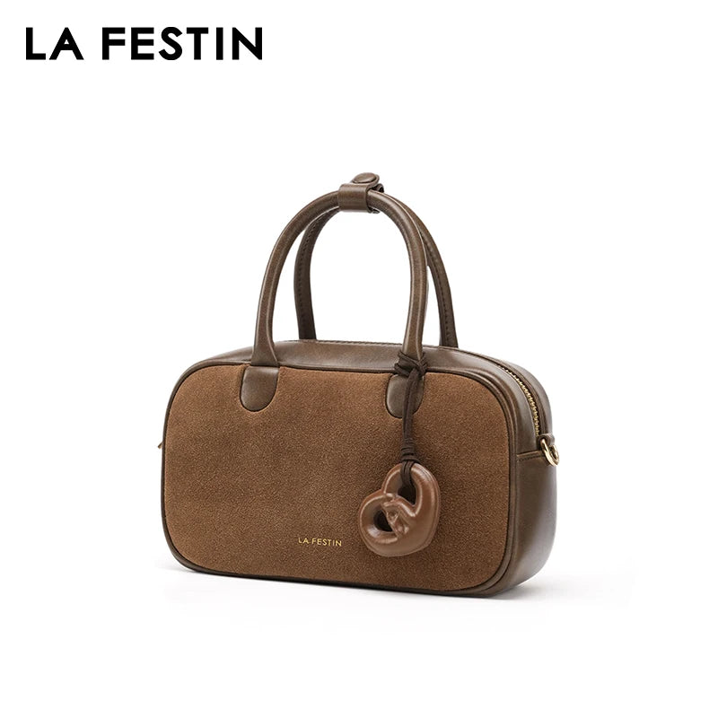 LA FESTIN Classic Leather Crossbody Bag
