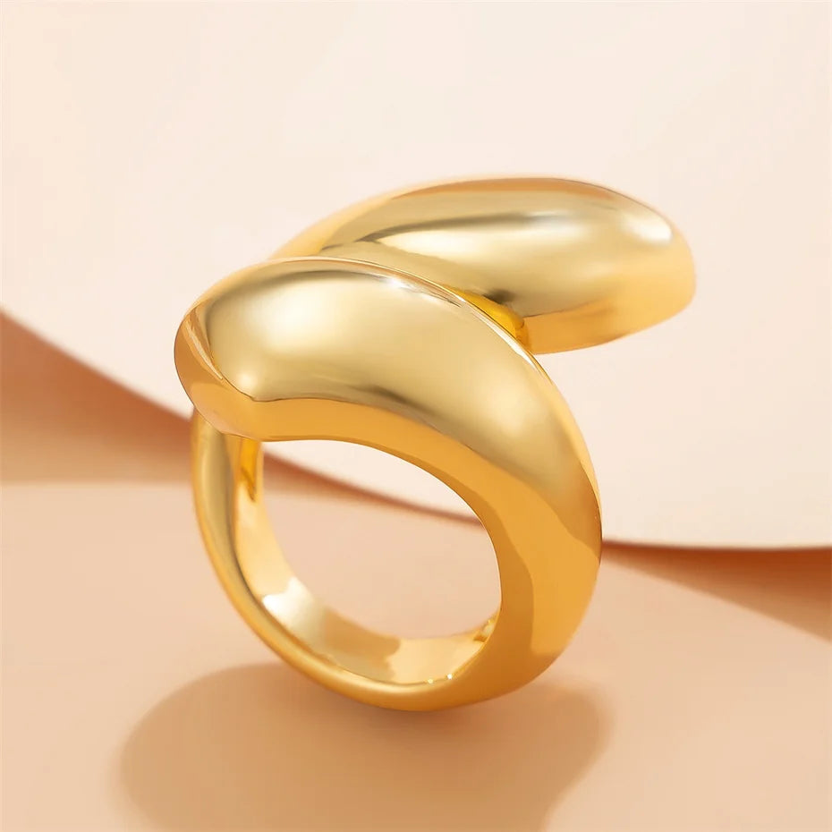 Snake Water Drop Ring