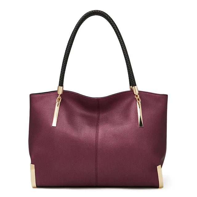 FOXER Genuine Leather Tote Handbag