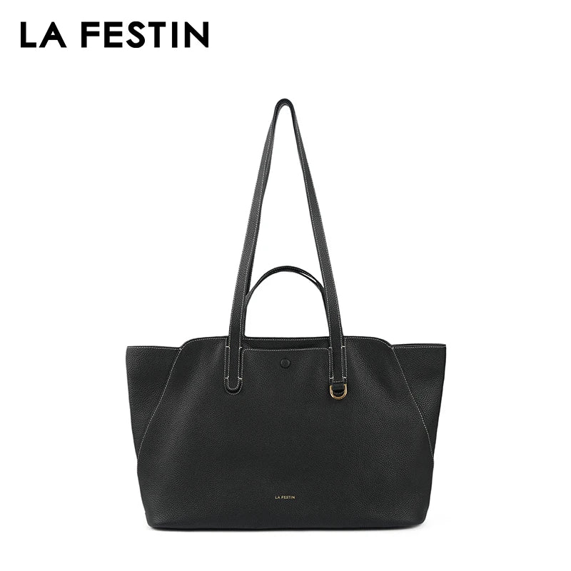 LA FESTIN Large Leather Tote Bag