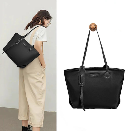 FOXER Large PU Commuter Tote Bag