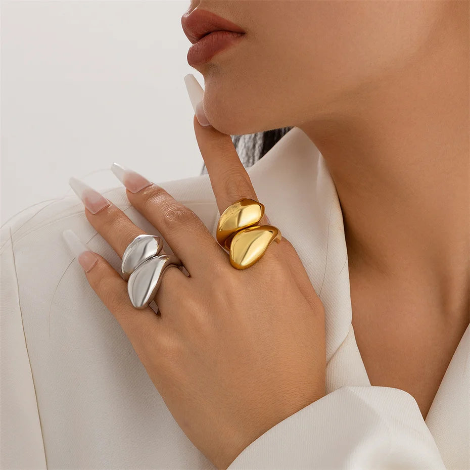 Snake Water Drop Ring