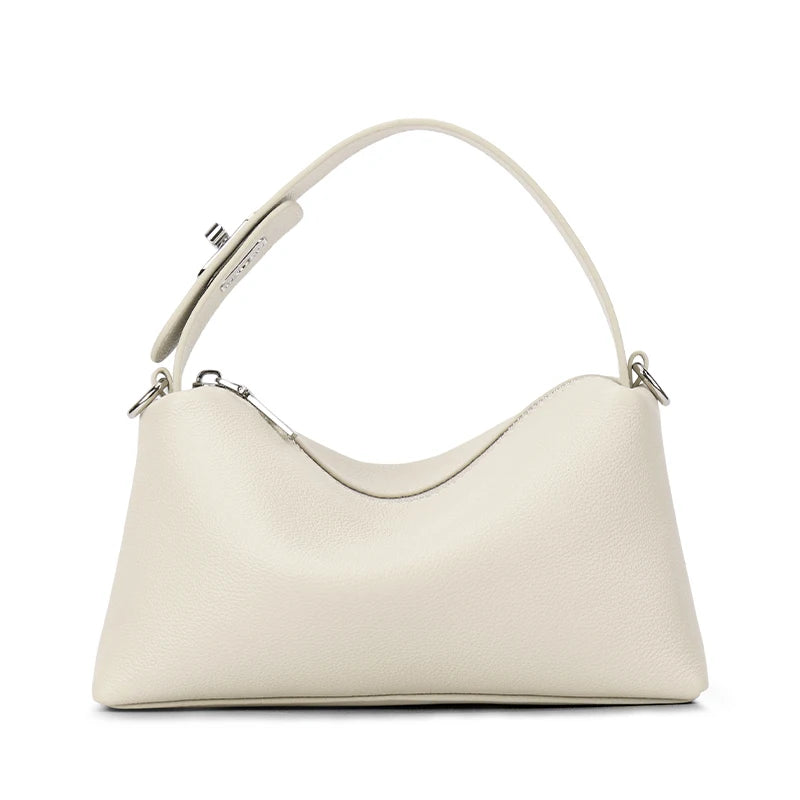 Mini Leather Hobo Bag