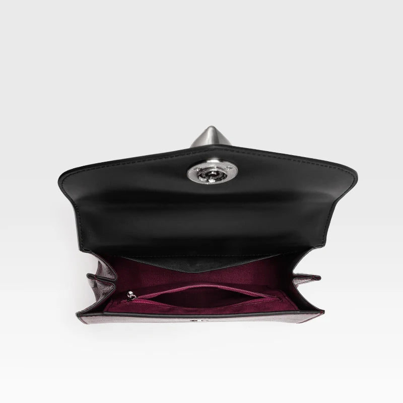 Luxury Top Grain Leather Bowling Bag
