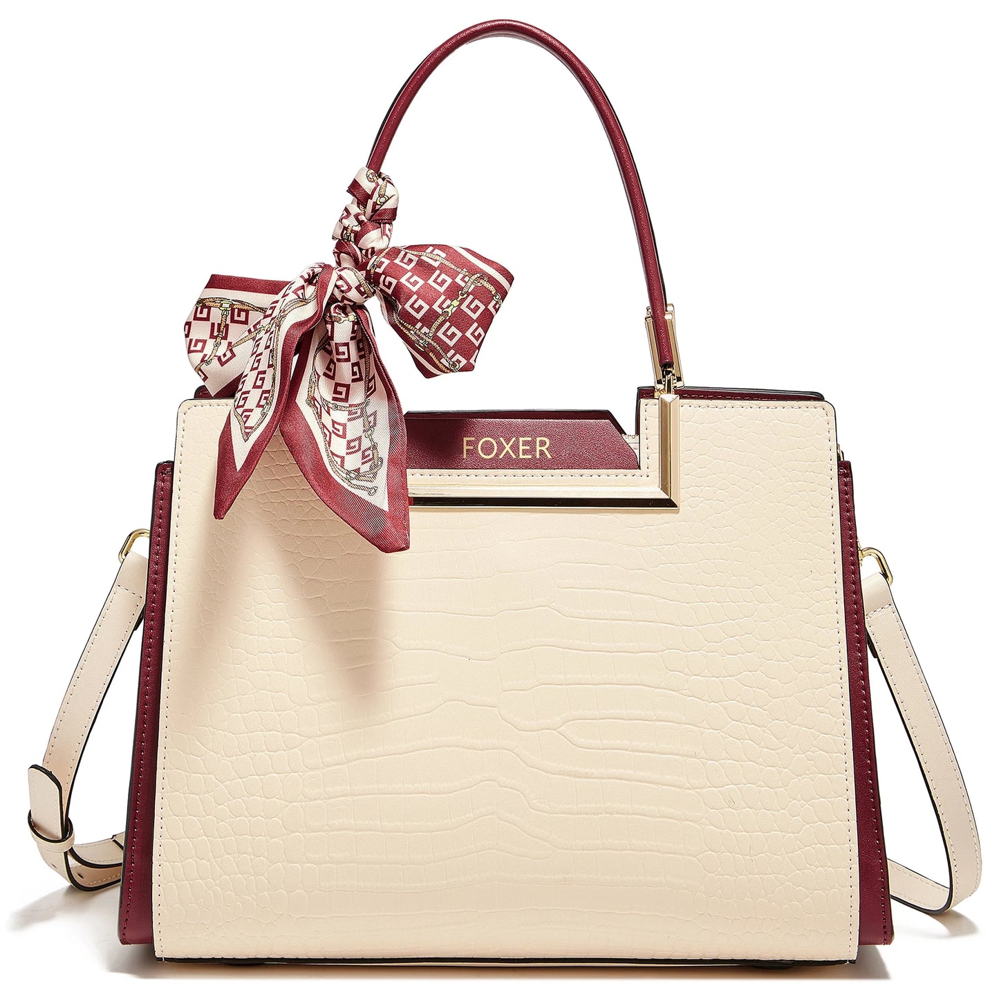 FOXER Women’s Leather Top-Handle Bag
