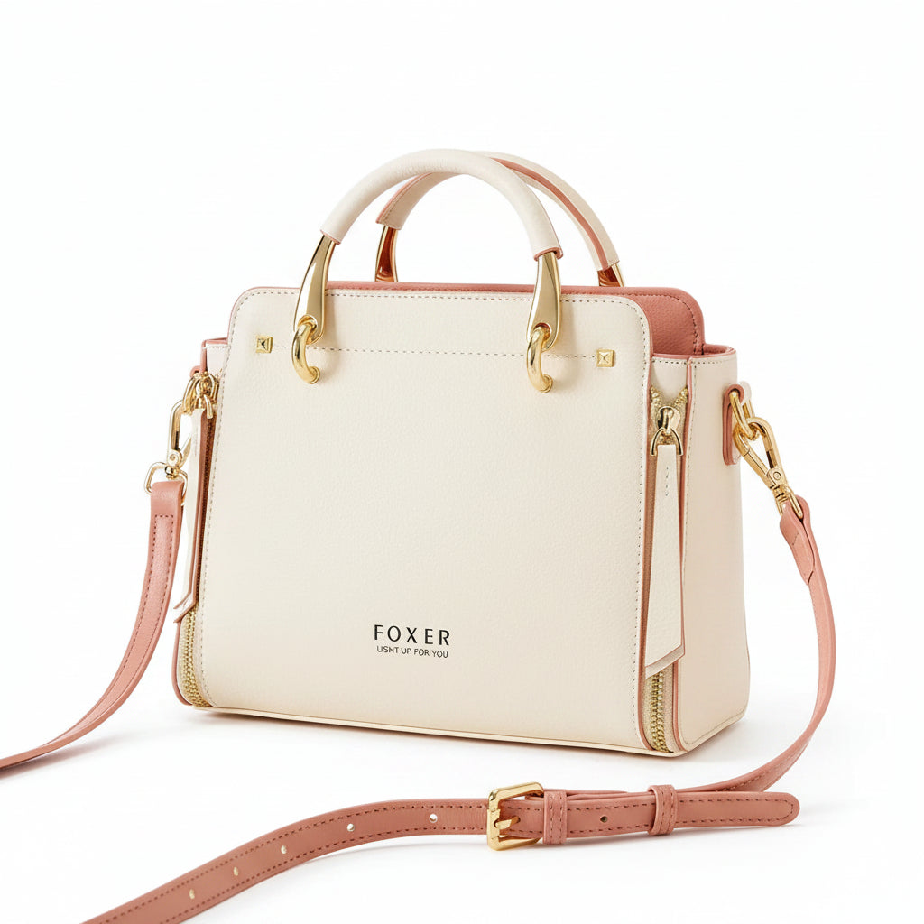 FOXER Leather Tote & Crossbody Bag