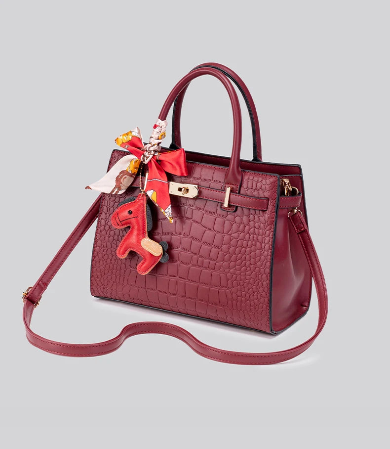 Large Capacity PU Crossbody Bag