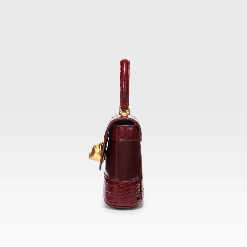 BAFELLI Cat Leather Bucket Bag