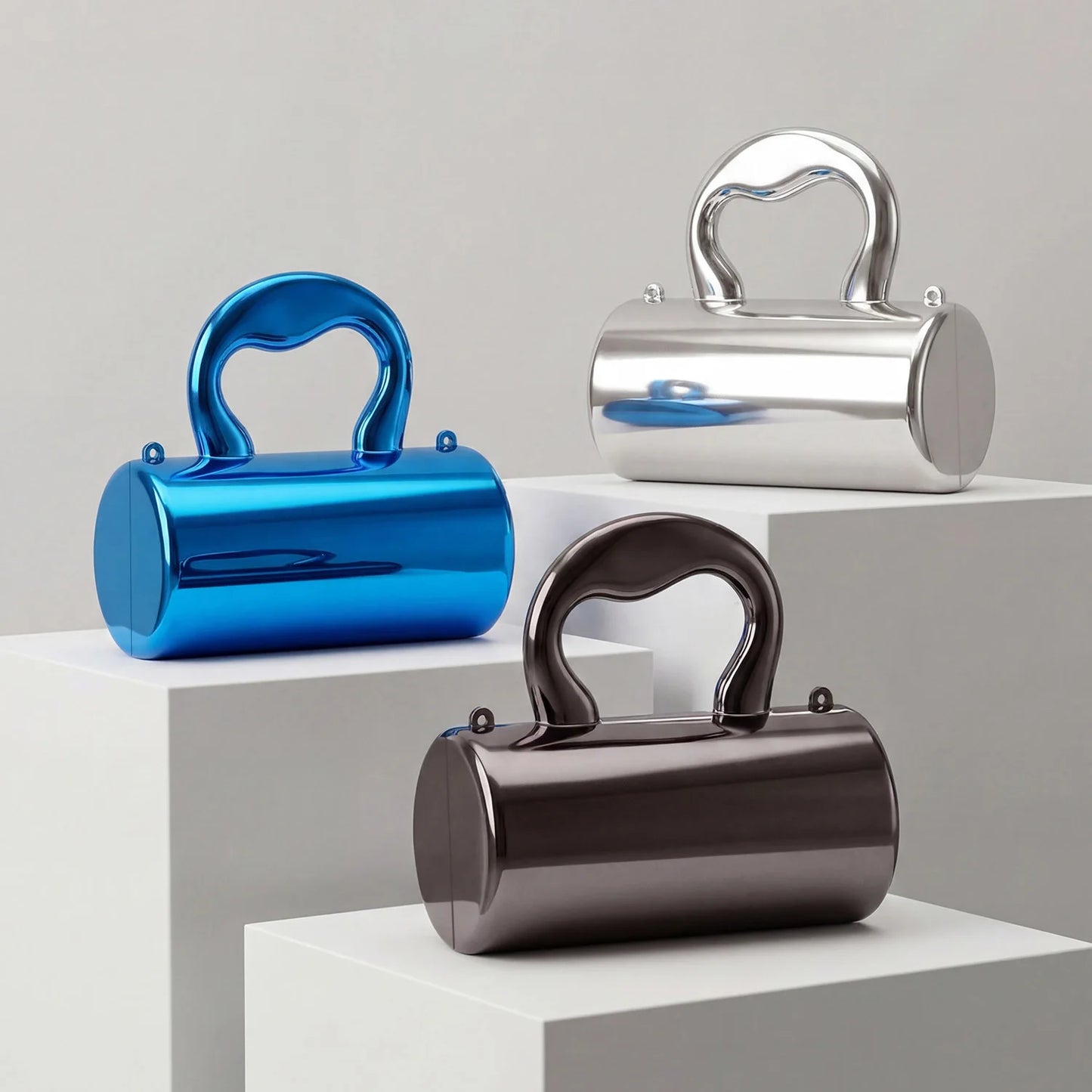 Mini Acrylic Cylinder Clutch Bag