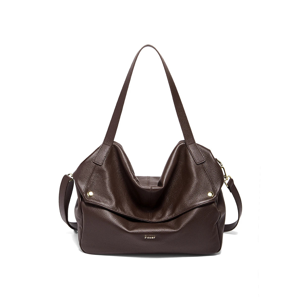 FOXER Genuine Leather Large Tote Bag