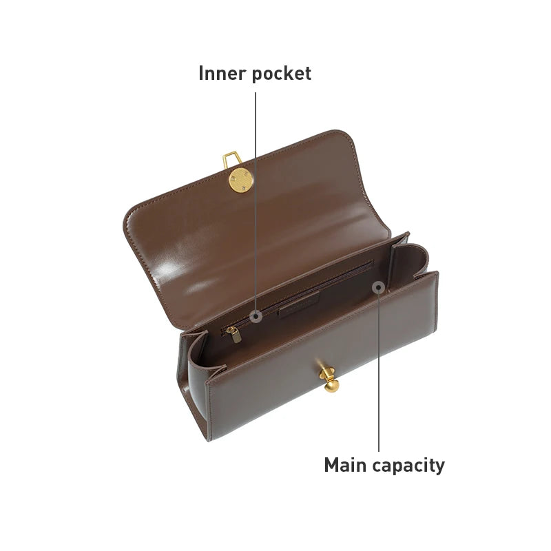 LA FESTIN Leather Shoulder Crossbody Bag