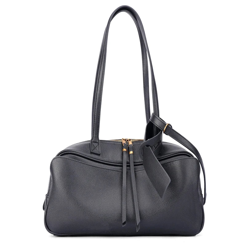 Large Leather Tote Shoulder Bag