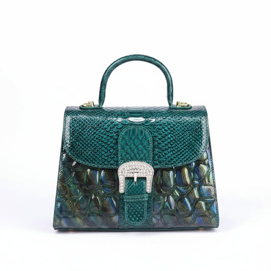 Stone-patterned Handbag