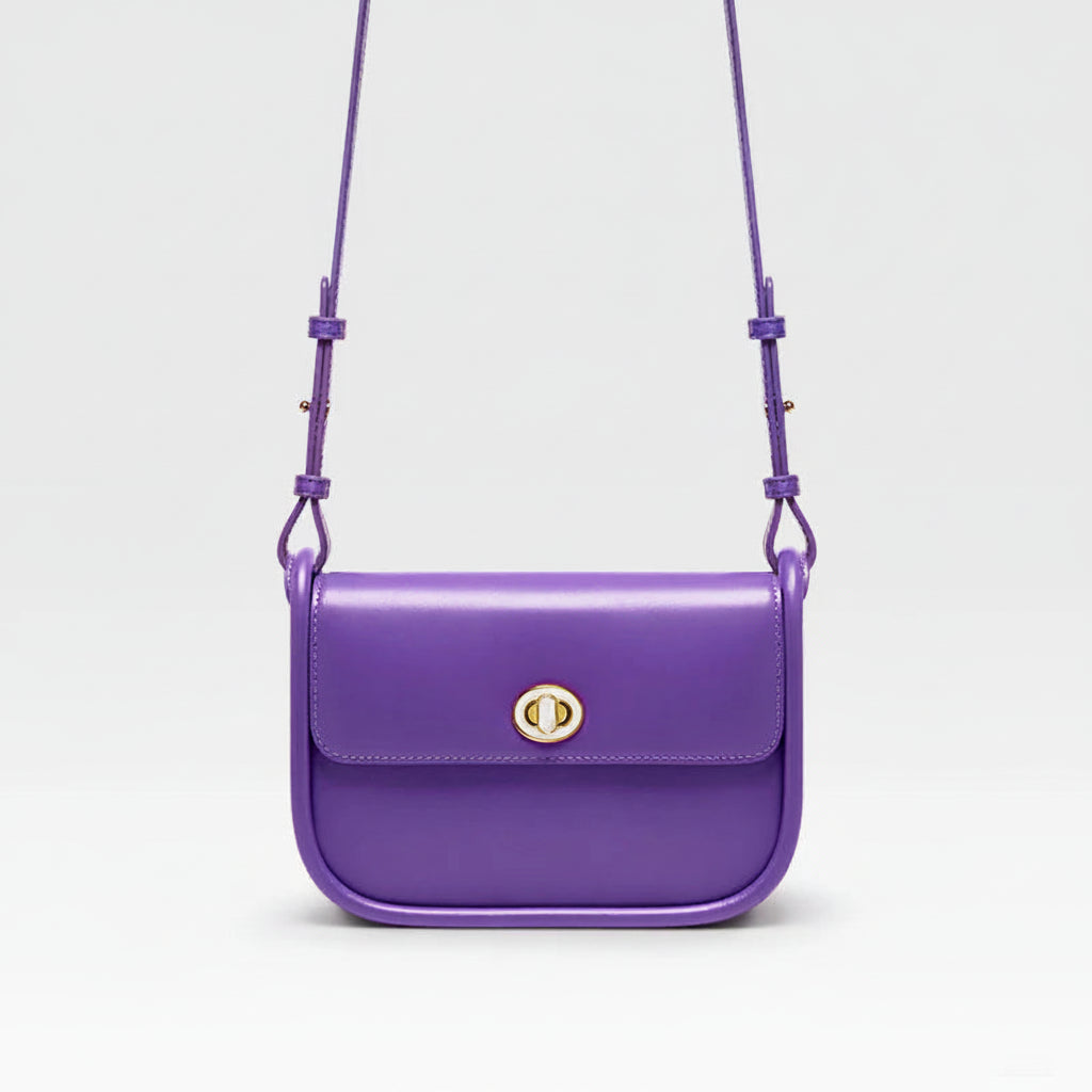Leather Saddle Crossbody Bag